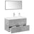 3 Piece Bathroom Furniture Set Engineered Wood
