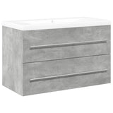 2 Piece Bathroom Furniture Set Engineered Wood