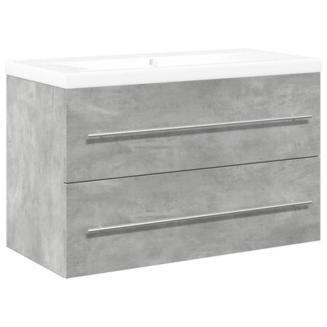 2 Piece Bathroom Furniture Set Engineered Wood