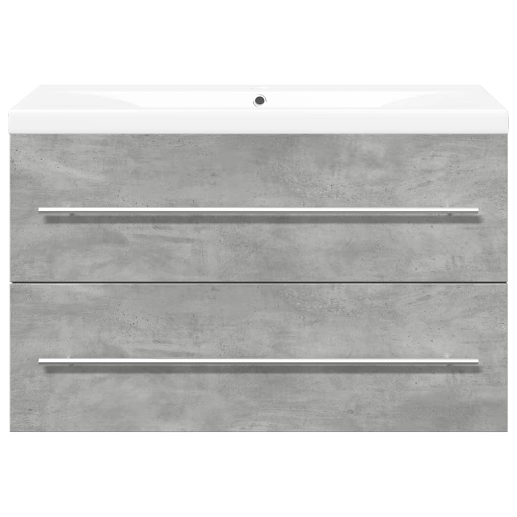 2 Piece Bathroom Furniture Set Engineered Wood