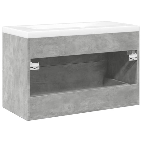 2 Piece Bathroom Furniture Set Engineered Wood