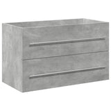 2 Piece Bathroom Furniture Set Engineered Wood