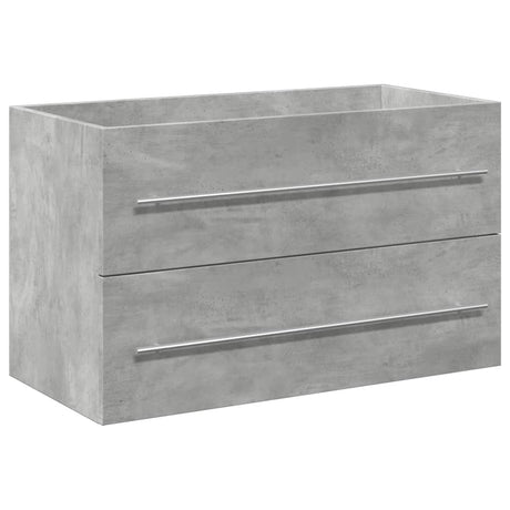 2 Piece Bathroom Furniture Set Engineered Wood