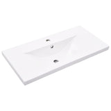 2 Piece Bathroom Furniture Set Engineered Wood