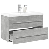 2 Piece Bathroom Furniture Set Engineered Wood