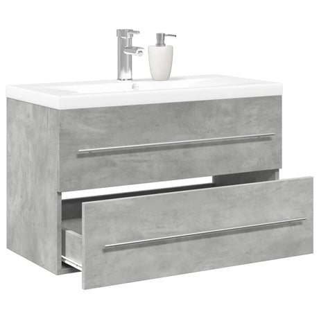 2 Piece Bathroom Furniture Set Engineered Wood