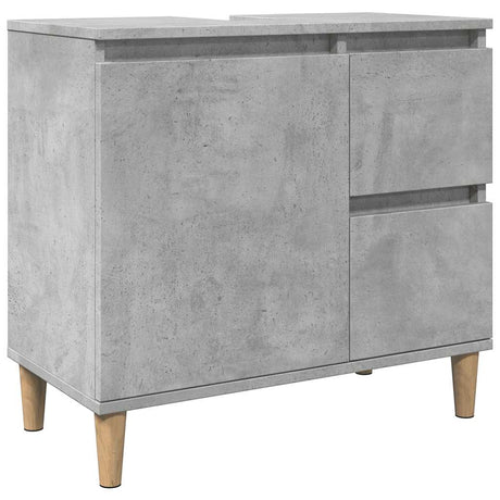 3 Piece Bathroom Furniture Set Engineered Wood