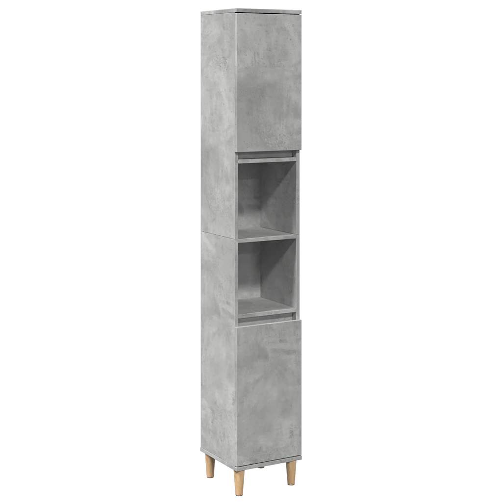 3 Piece Bathroom Furniture Set Engineered Wood