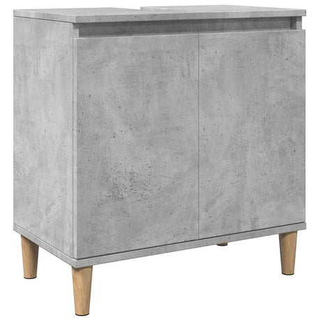 3 Piece Bathroom Furniture Set Engineered Wood
