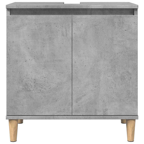 3 Piece Bathroom Furniture Set Engineered Wood