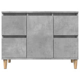 3 Piece Bathroom Furniture Set Engineered Wood