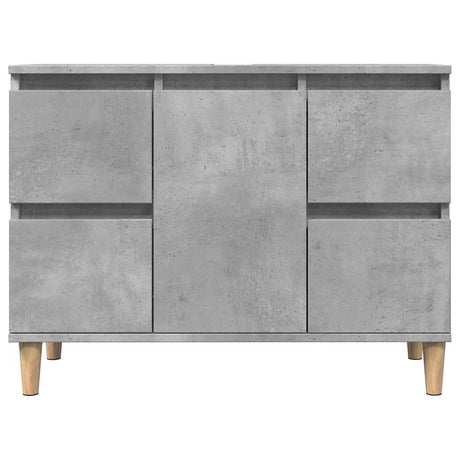 3 Piece Bathroom Furniture Set Engineered Wood