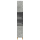 3 Piece Bathroom Furniture Set Engineered Wood