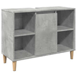 3 Piece Bathroom Furniture Set Engineered Wood