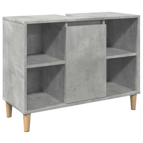 3 Piece Bathroom Furniture Set Engineered Wood