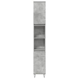 3 Piece Bathroom Furniture Set Engineered Wood