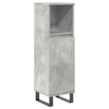 3 Piece Bathroom Furniture Set Engineered Wood