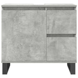 3 Piece Bathroom Furniture Set Engineered Wood