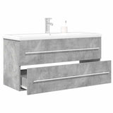 2 Piece Bathroom Furniture Set Engineered Wood