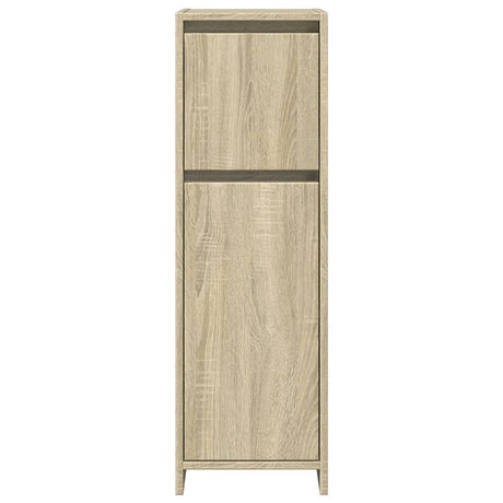 4 Piece Bathroom Furniture Set Engineered Wood