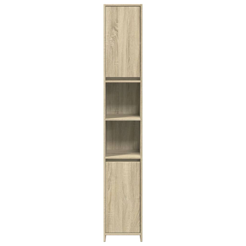 4 Piece Bathroom Furniture Set Engineered Wood