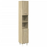 4 Piece Bathroom Furniture Set Engineered Wood