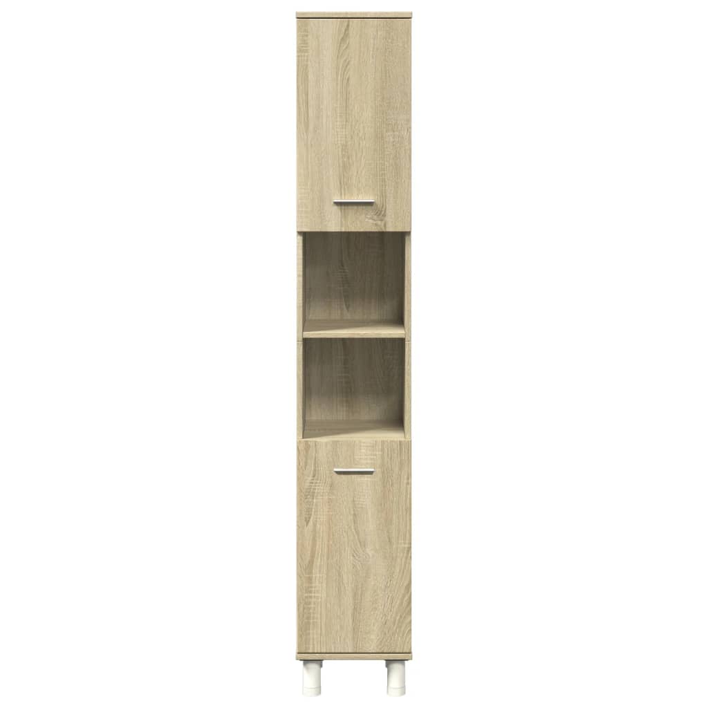 4 Piece Bathroom Furniture Set Engineered Wood