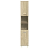 4 Piece Bathroom Furniture Set Engineered Wood