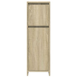 3 Piece Bathroom Furniture Set Engineered Wood