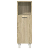3 Piece Bathroom Furniture Set Engineered Wood