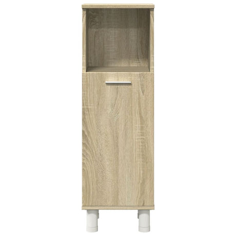 3 Piece Bathroom Furniture Set Engineered Wood