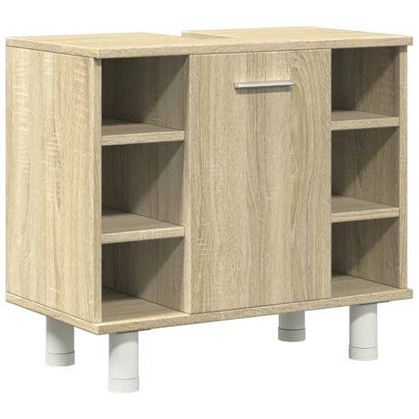 3 Piece Bathroom Furniture Set Engineered Wood