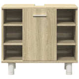 3 Piece Bathroom Furniture Set Engineered Wood