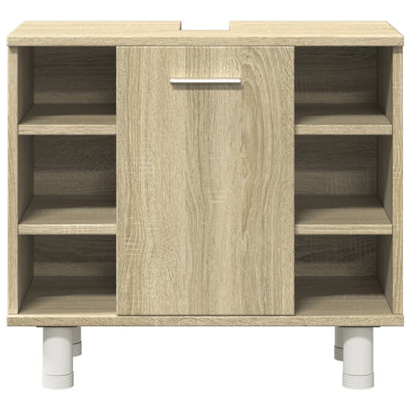3 Piece Bathroom Furniture Set Engineered Wood