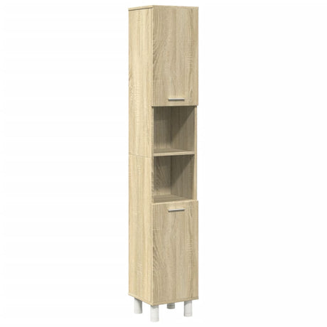 3 Piece Bathroom Furniture Set Engineered Wood