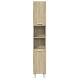 3 Piece Bathroom Furniture Set Engineered Wood