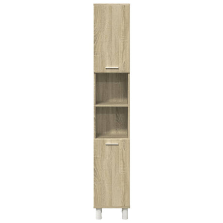 3 Piece Bathroom Furniture Set Engineered Wood