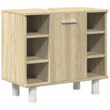 3 Piece Bathroom Furniture Set Engineered Wood