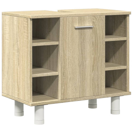 3 Piece Bathroom Furniture Set Engineered Wood