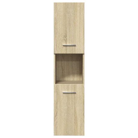 3 Piece Bathroom Furniture Set Engineered Wood