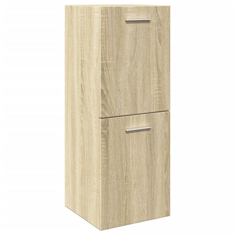 3 Piece Bathroom Furniture Set Engineered Wood