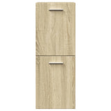 3 Piece Bathroom Furniture Set Engineered Wood