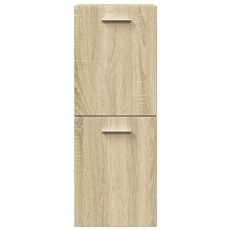 3 Piece Bathroom Furniture Set Engineered Wood