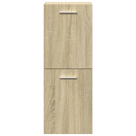 3 Piece Bathroom Furniture Set Engineered Wood