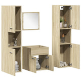 Bathroom Furniture Set Engineered Wood