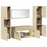 Bathroom Furniture Set Engineered Wood