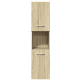 5 Piece Bathroom Furniture Set Engineered Wood