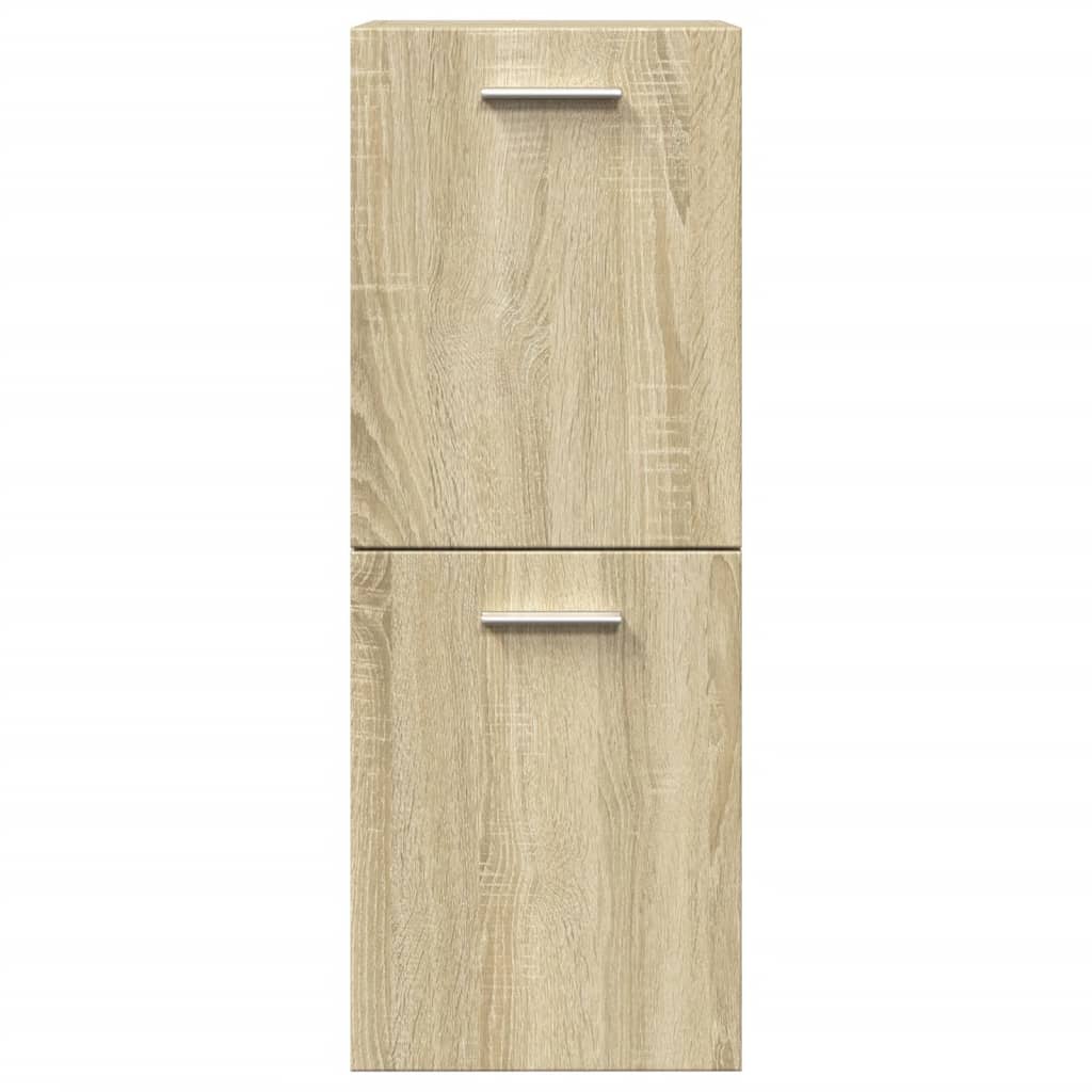 5 Piece Bathroom Furniture Set Engineered Wood