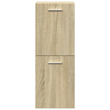4 Piece Bathroom Furniture Set Engineered Wood