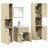 Bathroom Furniture Set Engineered Wood